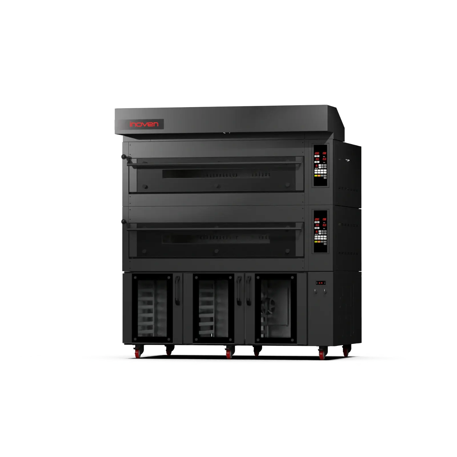 Montania 2 Katlı Gazlı Taş Tabanlı Fırın