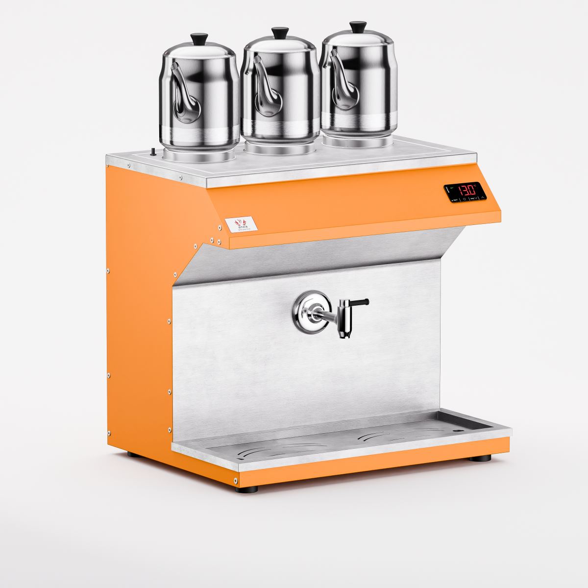 Anka Pro Chef Çay Makinesi 3 Demlikli