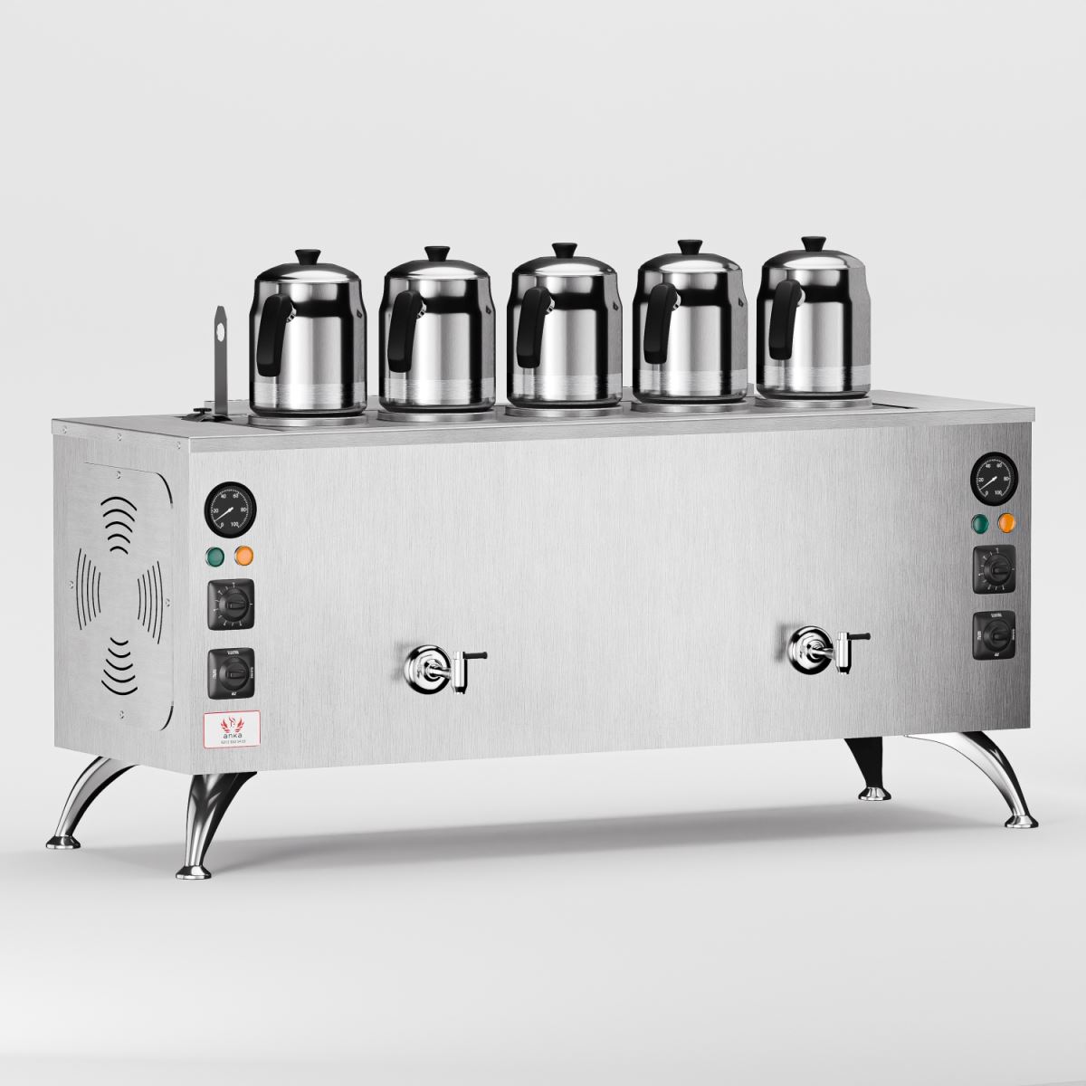 Inoks Pro Compact Elektrikli 5 Demlikli