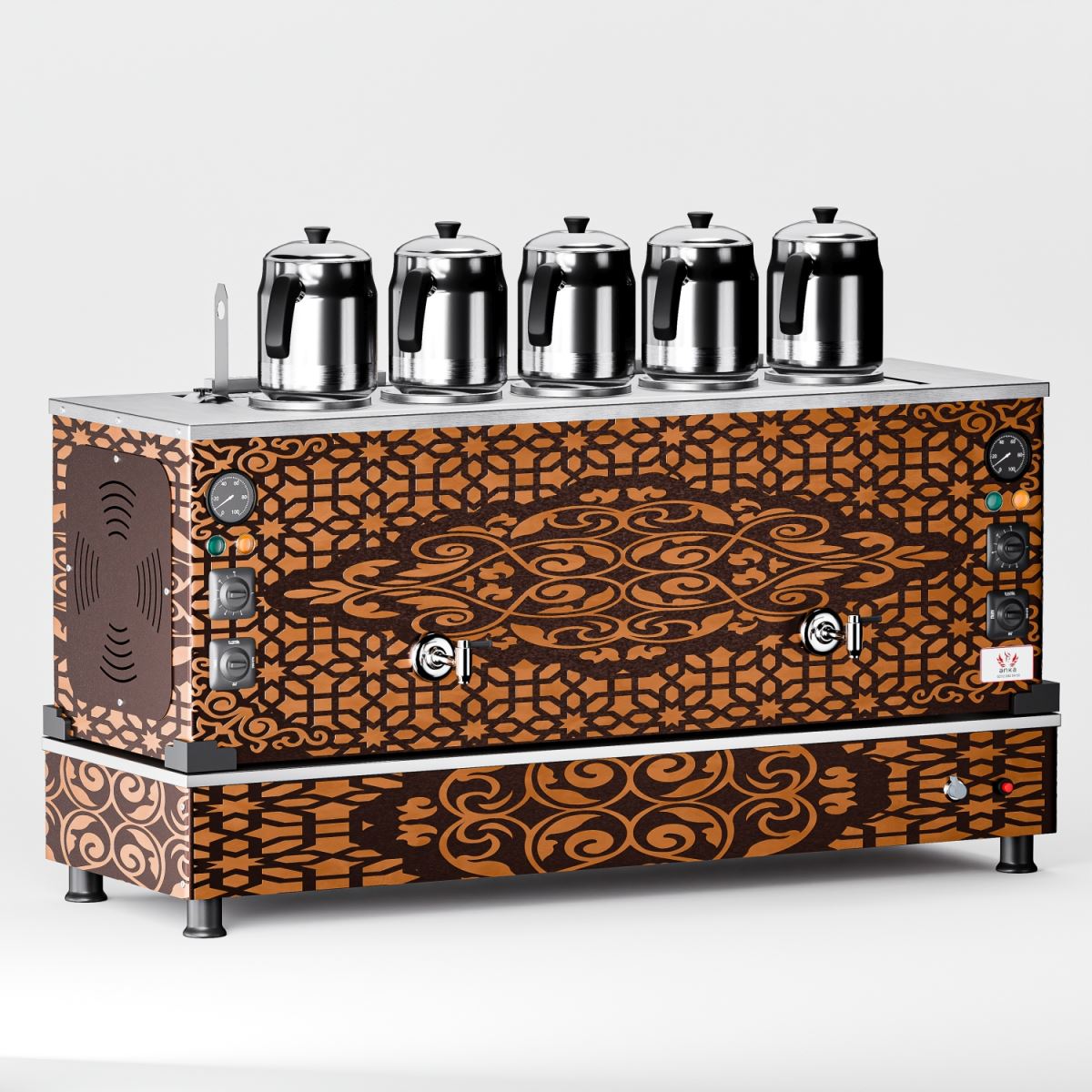 Bakır Pro Compact Hibrit 5 Demlikli