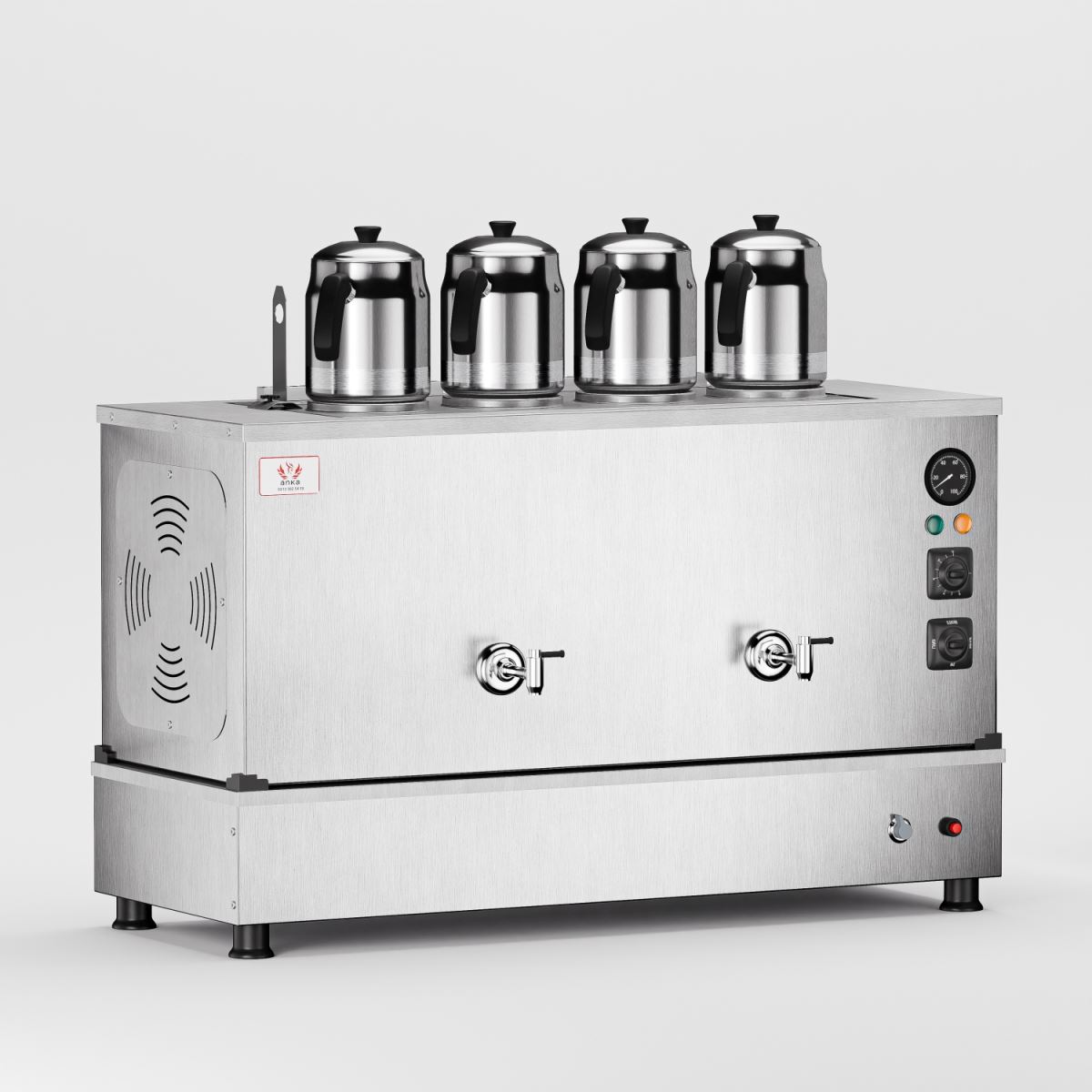 Inoks Pro Compact Hibrit 4 Demlikli