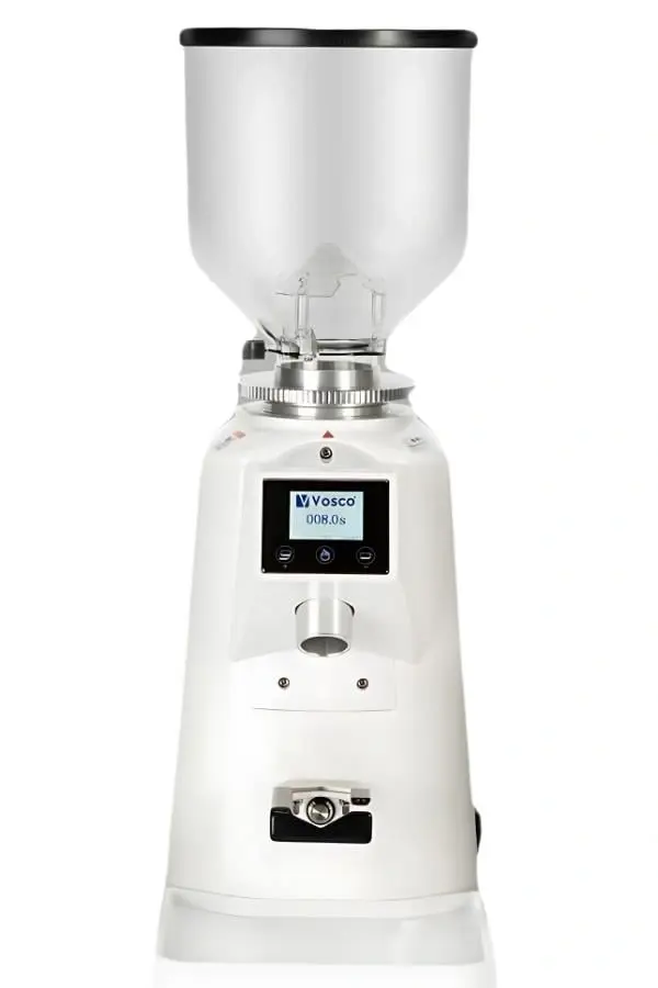 Vosco KD-P50 Dozaj Ayarlı Tam Otomatik Kahve Değirmeni Touch (Beyaz)