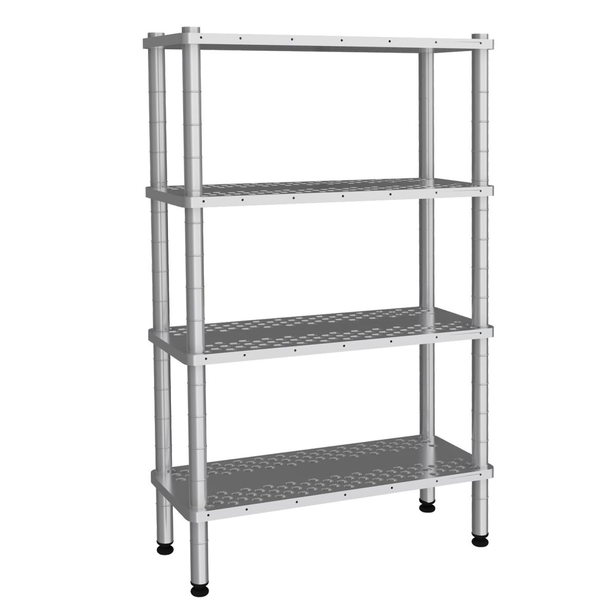 Delikli Raflar 4 Katlı