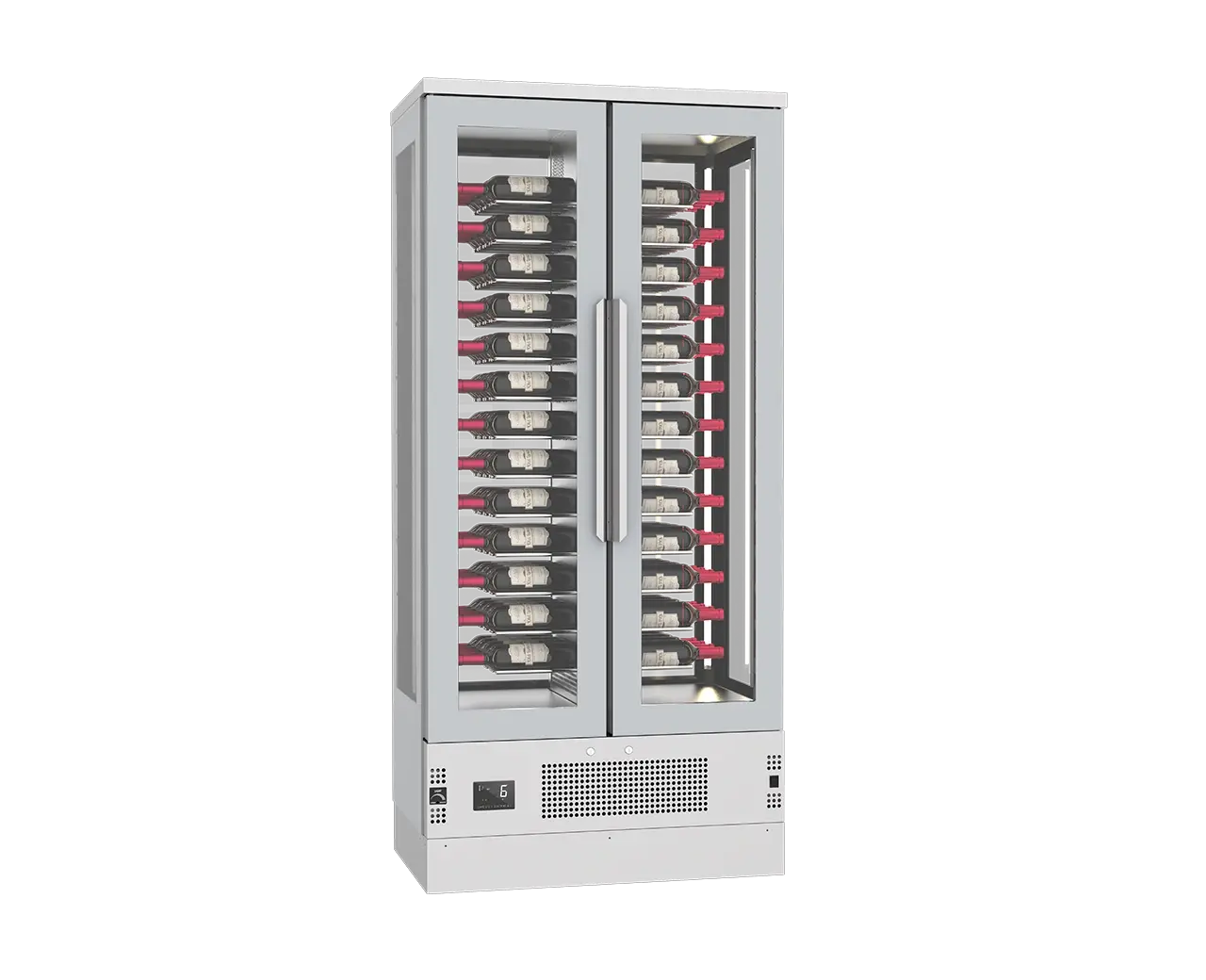 Şarap Buzdolapları Çift Taraflı Kapı