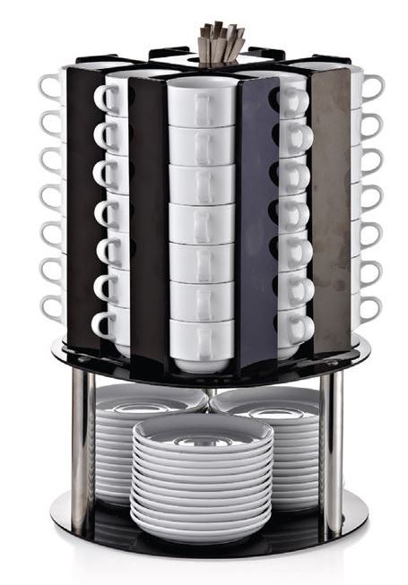 Döner Fincan Standı (Tabaklı)