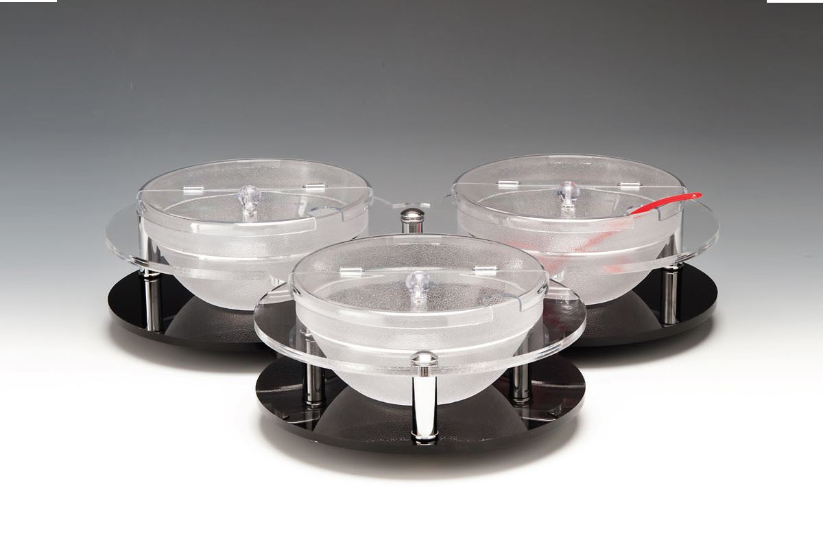 Polycarbonat Kaseli Döner Teşhir Standı