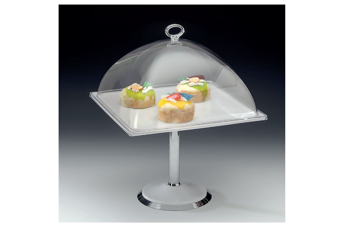 Polycarbonat Kapaklı Melamin Altlı Fanus