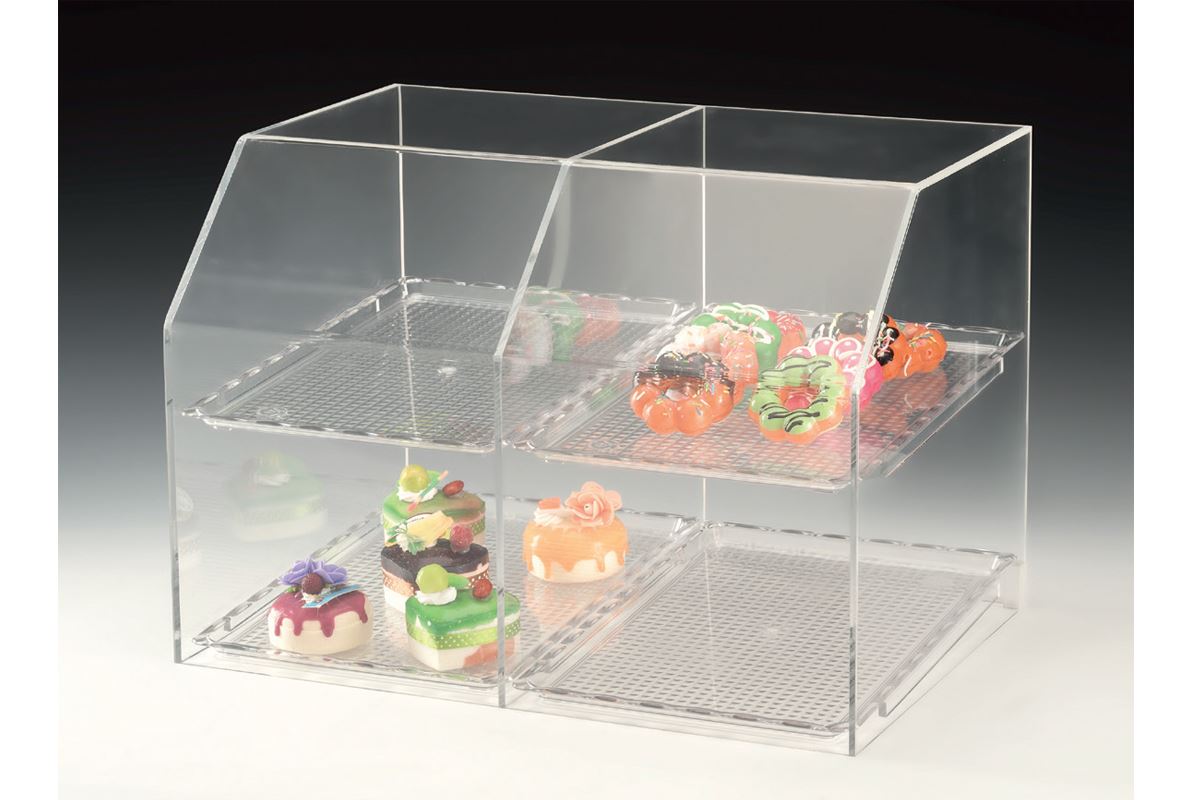 Polycarbonat Tepsili Teşhir Standı