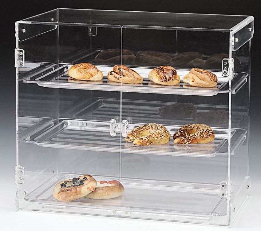 Polycarbonat Tepsili Teşhir Standı