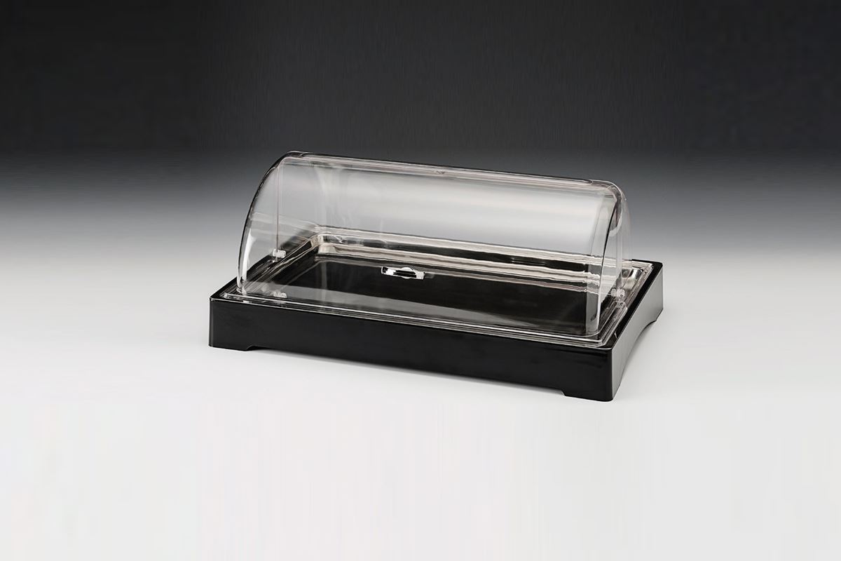 Polycarbonat Rolltop Kapaklı Soğutuculu Teşhir / Büyük