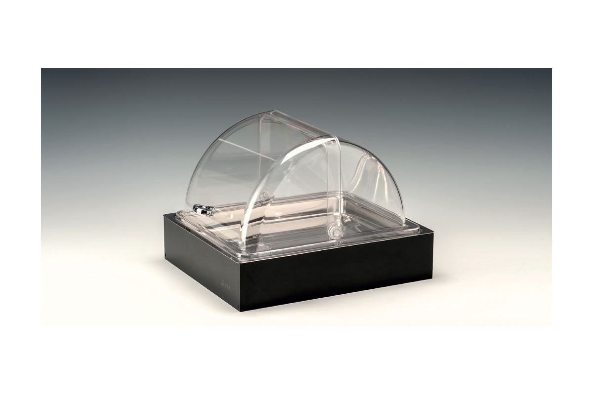 Polycarbonat Rolltop Kapaklı Soğutuculu Teşhir Gn 1/2