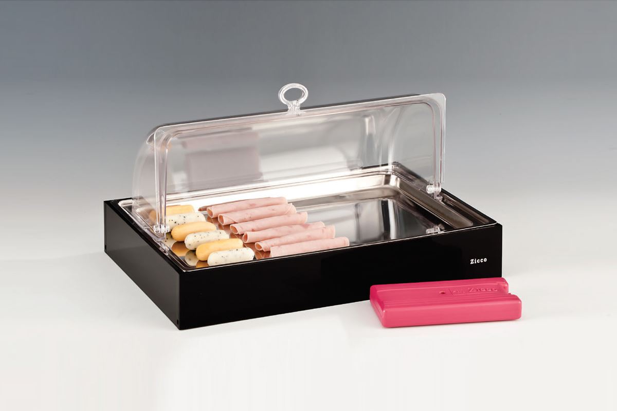 Polycarbonat Rolltop Kapaklı Soğutuculu Teşhir / Küçük