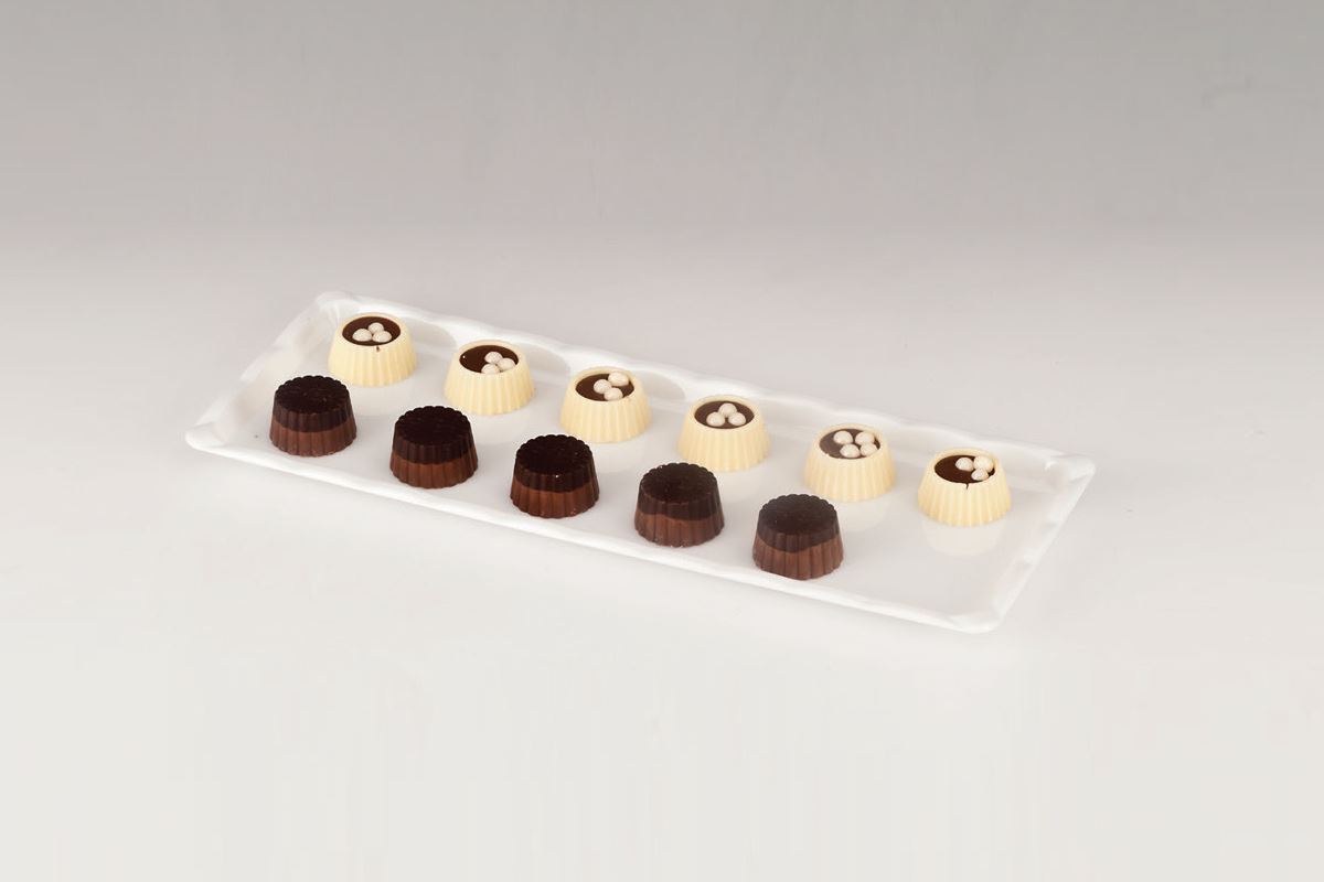 Polycarbonat Çikolata Teşhir Tepsi