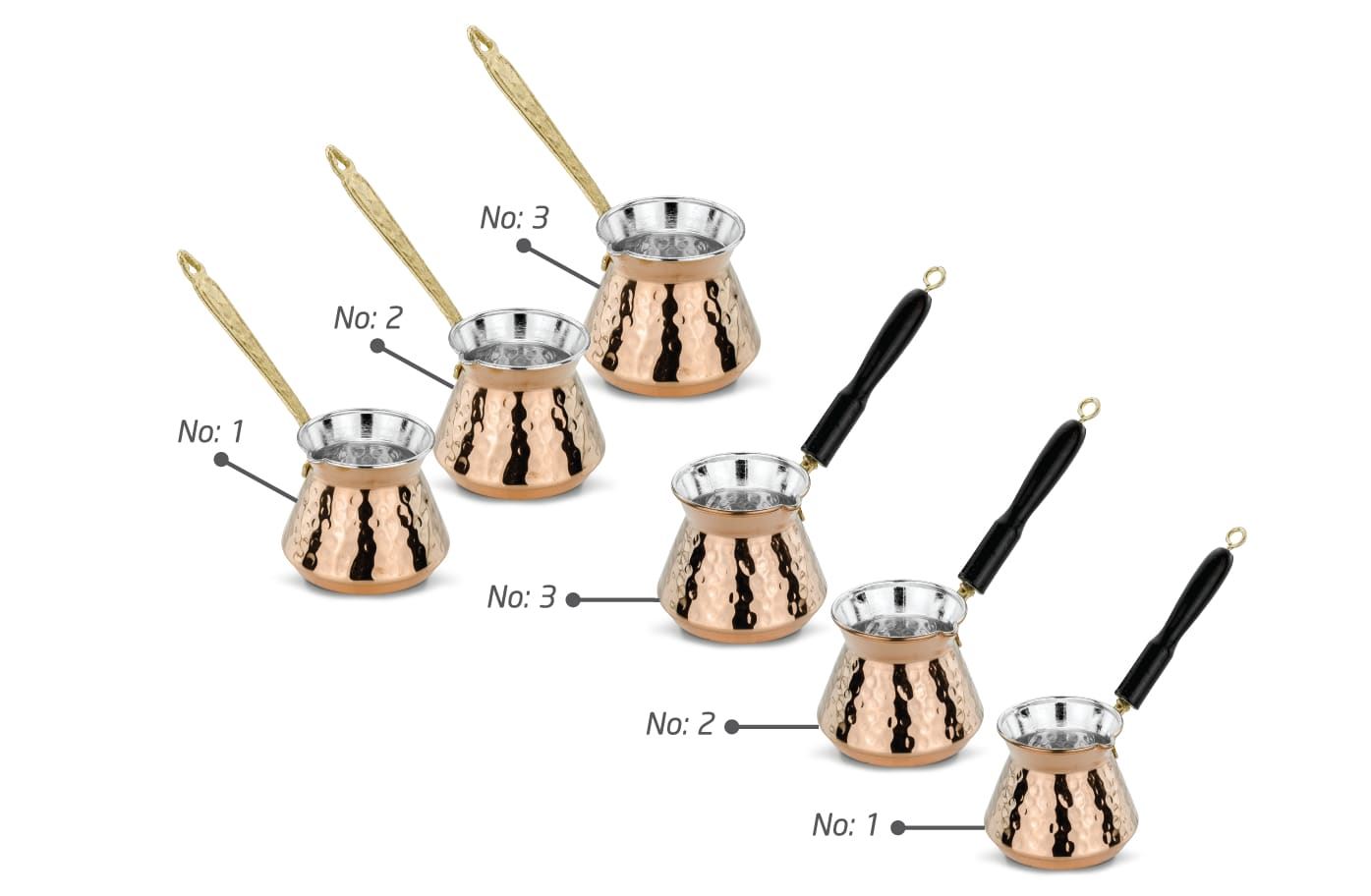 Bakır Cezve – Döküm & Ağaç Kulp