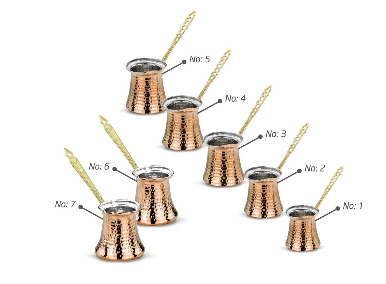 Bakır Cezve Döküm Kulp