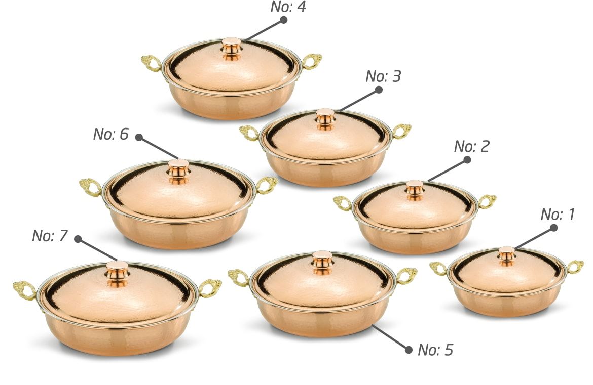 Bakır Kapaklı Sahan & Tava