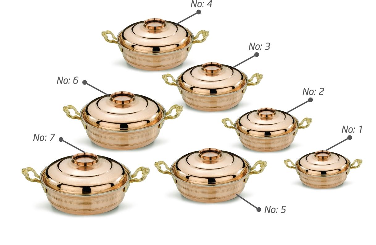 Bakır Karnıyarık Tencere