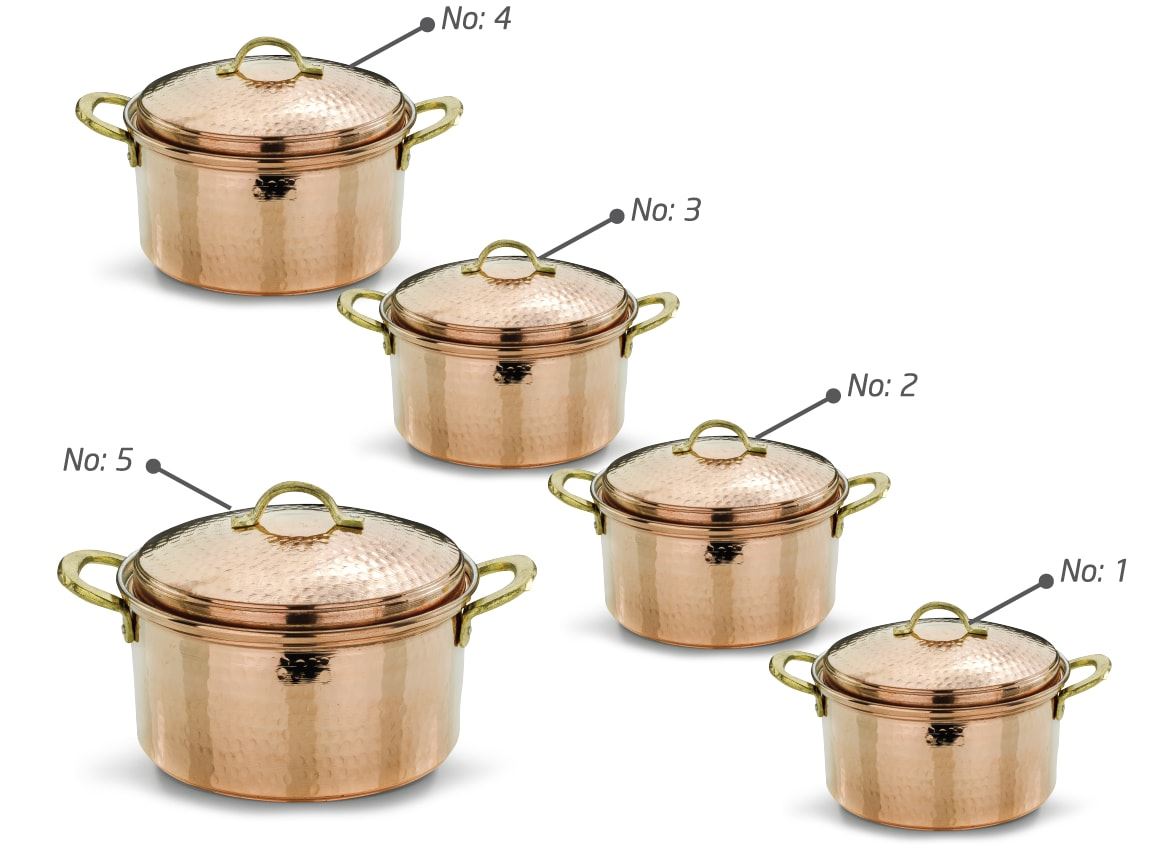 Bakır Kuşhane Tencere