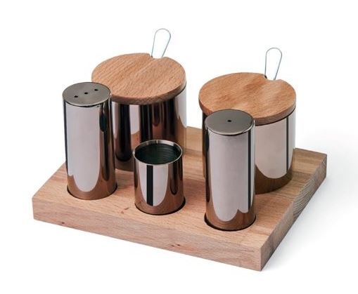 5'li Tuzluk Baharatlık Takımı (Bakır)