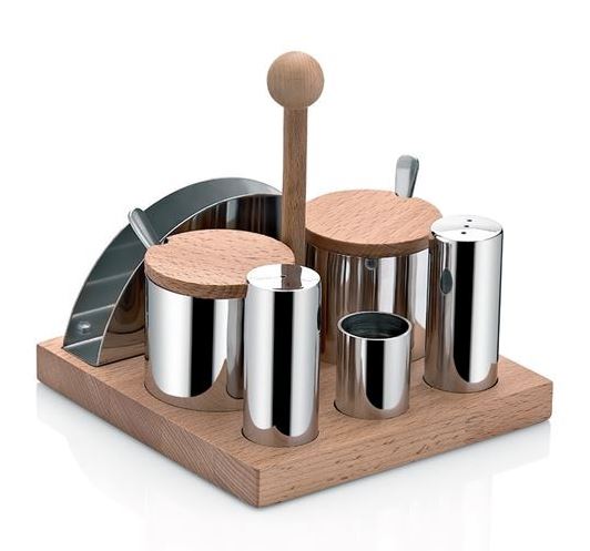 6'lı Tuzluk-Baharatlık Takımı (Mat-Parlak)