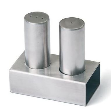 2'li Yuvarlak İnce Tuzluk Takımı (Mat-Parlak)