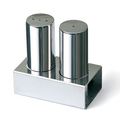 2'li Yuvarlak Kalın Tuzluk Takımı (Mat-Parlak)