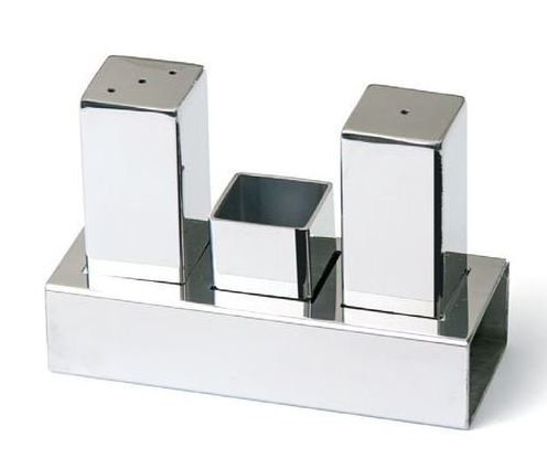 3'lü Kare Tuzluk Takımı (Mat-Parlak)