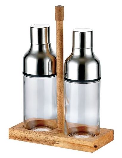 Ahşap Standlı 2'li Yağlık Takımı