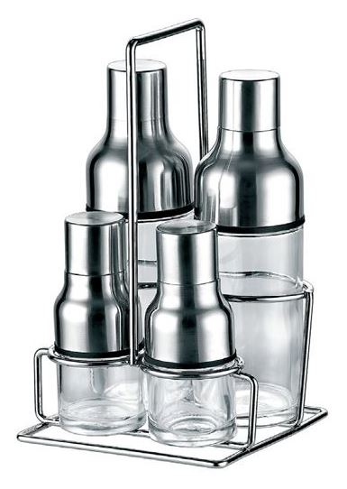 Tel Standlı 4'lü Yağlık Takımı