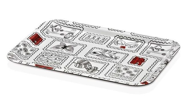 Dekorlu Lamine Tepsi