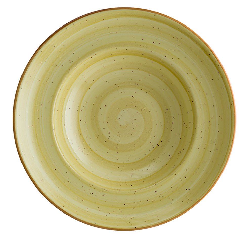 Porselen Gourmet Çukur Tabak 24 cm