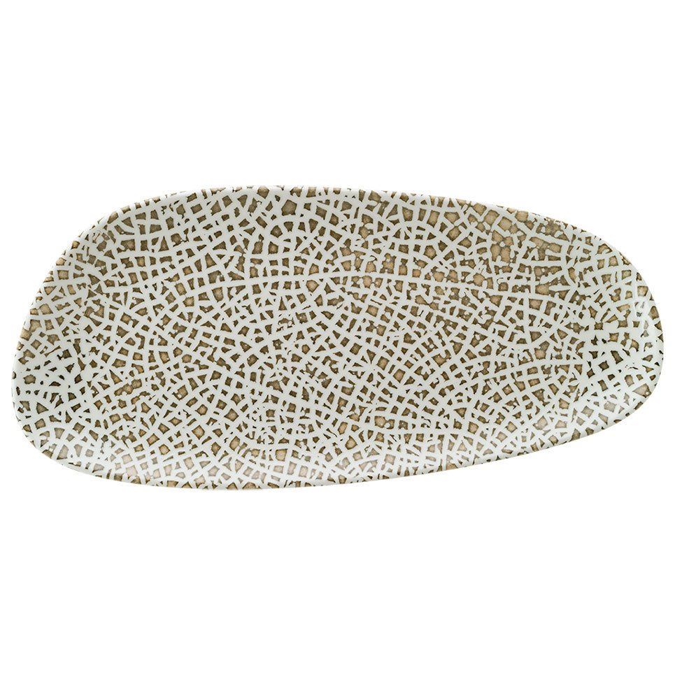 Porselen Dikdörtgen Tabak 36 cm