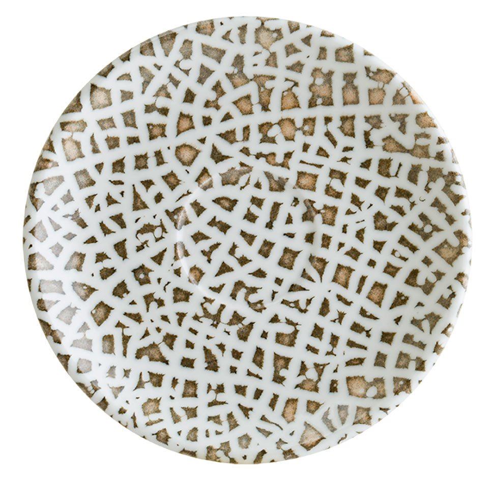 Porselen Gourmet Kahve Fincanı Tabağı 12 cm