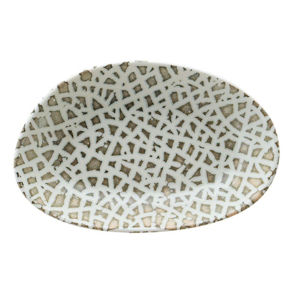 Porselen Oval Tabak 15 cm