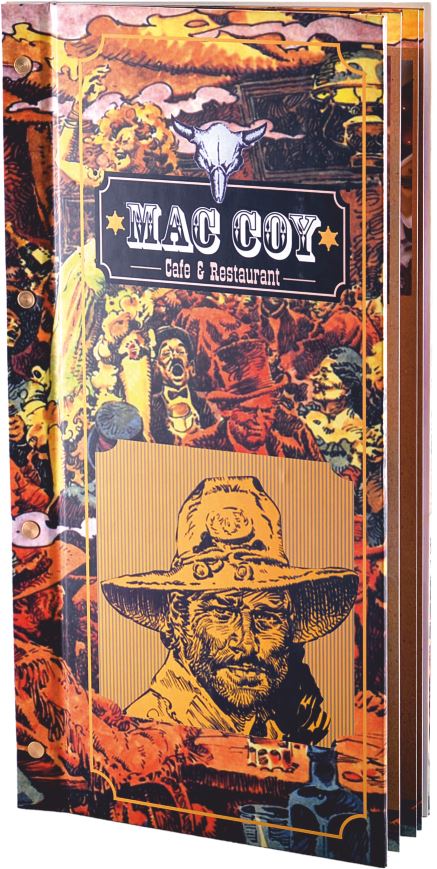 Vidalı Dijital Baskılı Ofset Menü